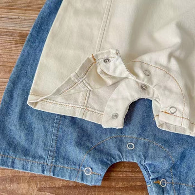 Overol Denim para Bebé con Tirantes - Chaleco Casual sin Mangas - Image 10