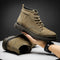 Botas Martín de Cuero con Forro Cálido - Estilo Retro Versátil para Hombre