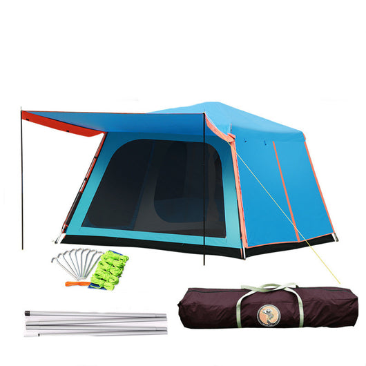 Tienda de Campaña Automática para 3-8 Personas - Aluminio Reforzado Doble Capa Impermeable - Image 5