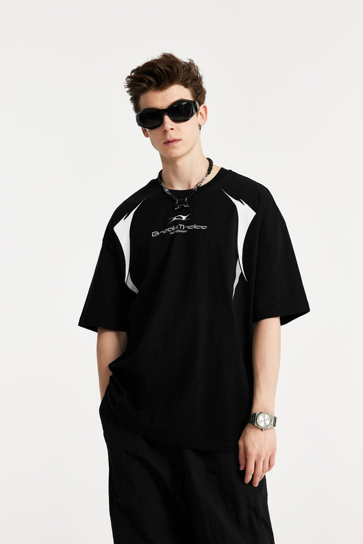 Playera Estampada de Moda Simple Manga Corta para Hombre - Image 11