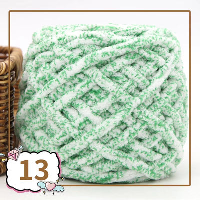 Lana para Tejer Colorida Ice Line - Hilo Grueso Suave para Bufandas Artesanales DIY - Image 9