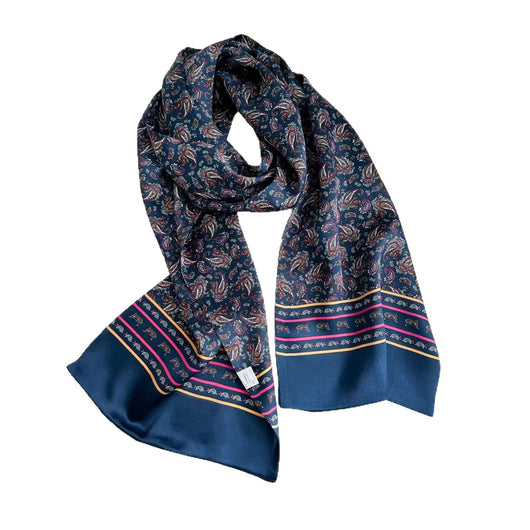 Pañuelo de Seda Reversible para Hombre con Estampado Doble Cara - Image 5
