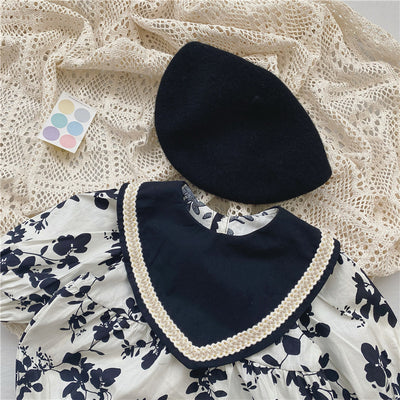 Enterizo Infantil Manga Larga con Estampado Floral Retro - Image 12