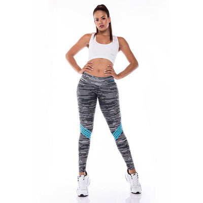 Leggings Tobilleros Cuadros Blancos Talla Pequeña - Image 5