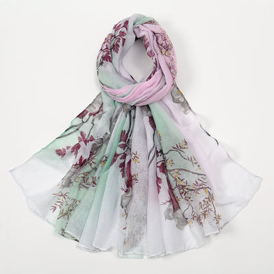 Pañoleta Voile Floral Ultraligera - Image 7