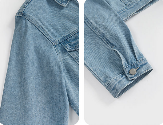 Chaqueta Denim Suelta Casual Trendy para Mujer - Image 18