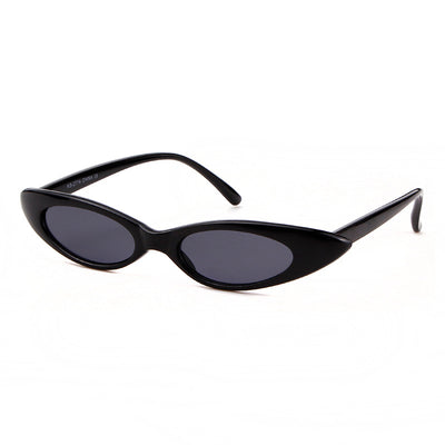 Clear frame cat eye sunglasses with bright yellow lenses, suitable for fashion wear and sun protection. - Image 6