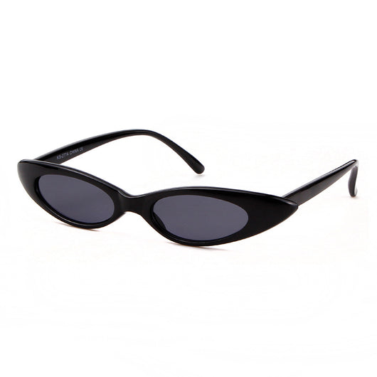 Clear frame cat eye sunglasses with bright yellow lenses, suitable for fashion wear and sun protection. - Image 6