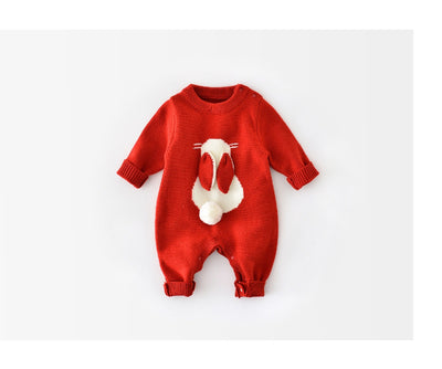 Mameluco Tejido Otoño Invierno Bebé Diseño Conejito Cartoon - Image 10