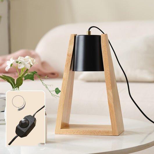 Luz Nocturna de Madera con Vela Derretible Estilo Japonés Regulable - Image 5