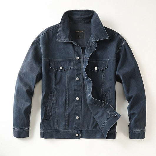 Chaqueta Polo Holgada de Algodón para Hombre - Estilo Urbano Versátil - Image 11