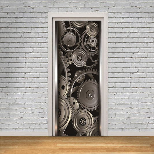 Vinilo Adhesivo 3D para Puerta - Efecto Humo Dinámico - Image 2