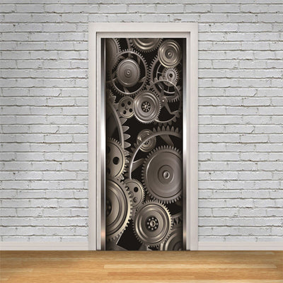 Vinilo Adhesivo 3D para Puerta - Efecto Humo Dinámico - Image 2