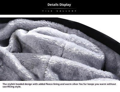 Conjunto Deportivo Dos Piezas Grueso Abrigo Polar para Hombre Talla Grande - Image 22