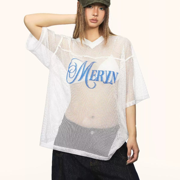 Blusa Suelta de Diseño Hueco - Estilo Casual Relajado