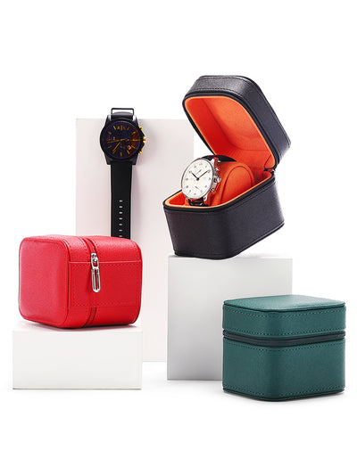 Estuche de Almacenamiento para Relojes en Cuero Premium - Image 14