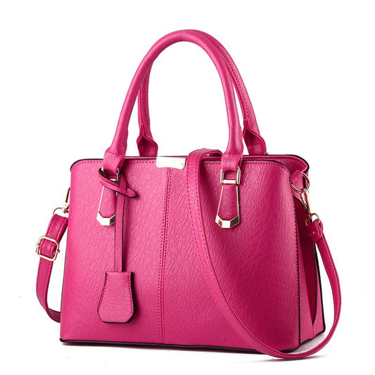 Bolso de Mano Elegante Mujer Gran Capacidad Color Liso