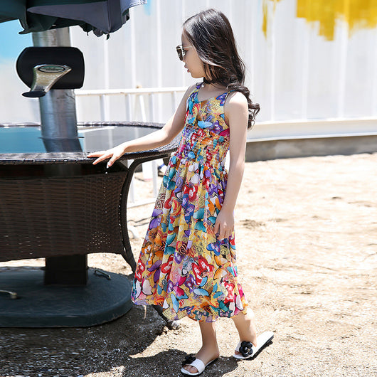 Pantalones Anchos Estampado Floral para Niñas - Comodidad de Verano - Image 4