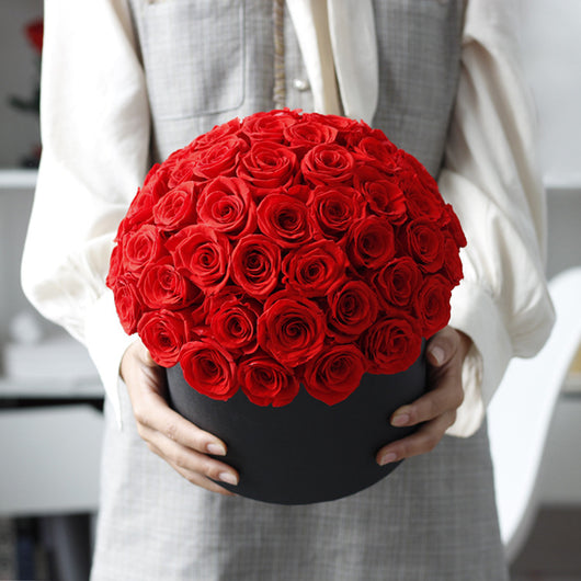 Caja de Rosas en Cubo - Regalo Creativo para San Valentín y Navidad - Image 5