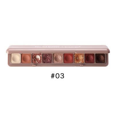 Paleta de Sombras Nine-Color para Ojos con Aplicador de Punta - Image 7