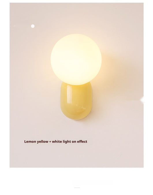 Lámpara Nocturna de Pared Estilo Clásico Crema - Image 13