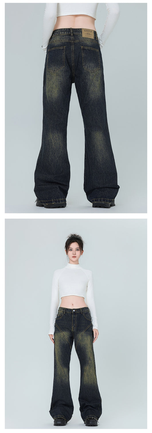 Jeans Slim Ajustado Vintage Lavado Americano - Image 9