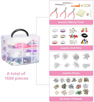 Set Completo de Accesorios Artesanales: Pulsera, Collar y Tapones - Image 2