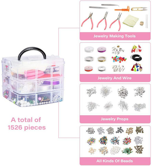 Set Completo de Accesorios Artesanales: Pulsera, Collar y Tapones - Image 2