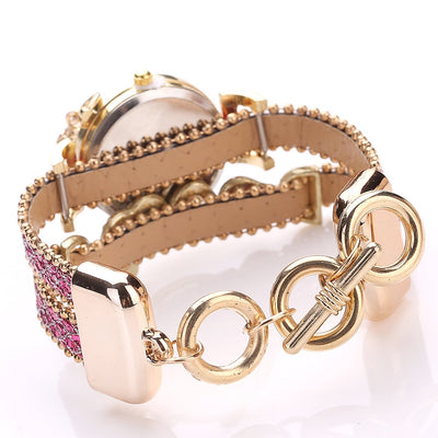 Reloj de Pulsera para Mujer FanTeeDa con Cristales Brillantes - Image 3