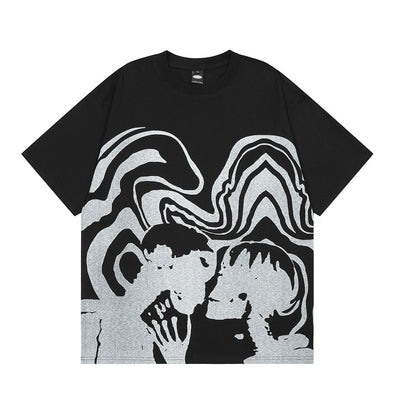 Playera Estampada de Diseño Creativo para Hombre - Image 2