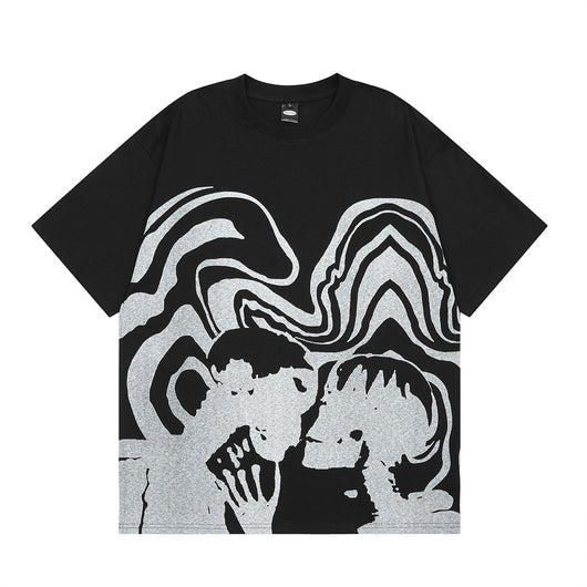 Playera Estampada de Diseño Creativo para Hombre - Image 2