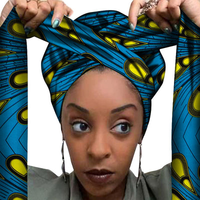 Accesorios para el cabello con estampados africanos - Image 12