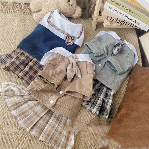 Suéter de Cuadros Británicos para Mascotas - Colección Primavera