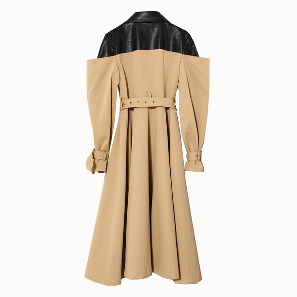 Abrigo Largo Cruzado Over the Knee para Mujer