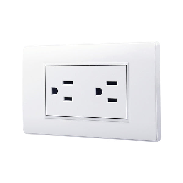 Panel de Tomacorriente Estándar US con Puerto USB Integrado - Image 12