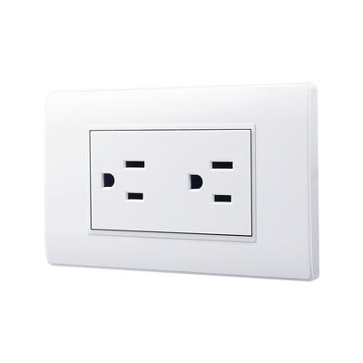Panel de Tomacorriente Estándar US con Puerto USB Integrado - Image 12