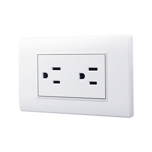 Panel de Tomacorriente Estándar US con Puerto USB Integrado - Image 12