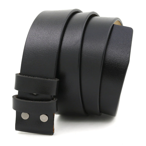 Cinturón de Cuero para Hombre 38cm sin Hebilla