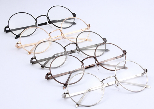 Gafas Retro Redondas de Metal con Filtro Luz Azul - Unisex - Image 2