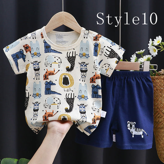 Traje Infantil de Algodón con Manga Corta - Image 22
