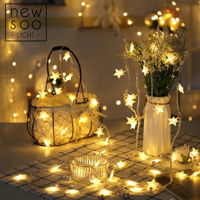 Guirnalda LED Intermitente para Decoración de Espacios - Luces Estrelladas - Image 8