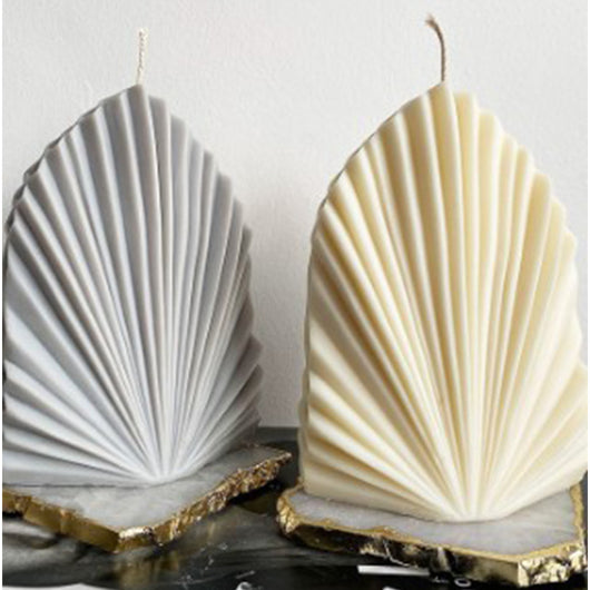 Molde de Silicona para Vela Aromática con Diseño de Abanico Plegable - Image 4