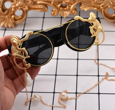 Gafas de Sol Steampunk Vintage con Diseño Retro - Image 3