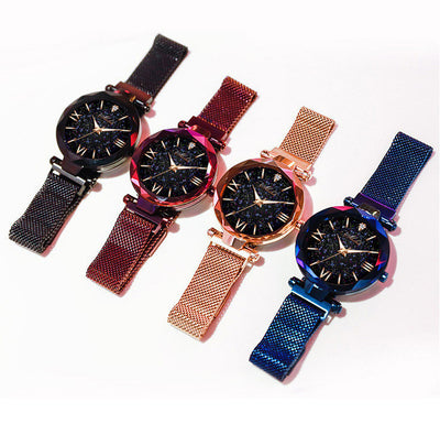 Reloj Cuarzo Estrellado con Correa Magnética Lazy - Image 16