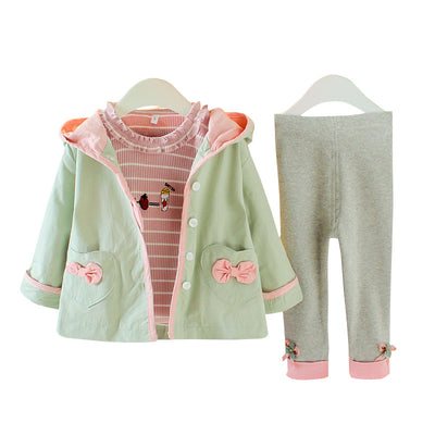 Conjunto de Tres Piezas Infantil Estampado - Image 2