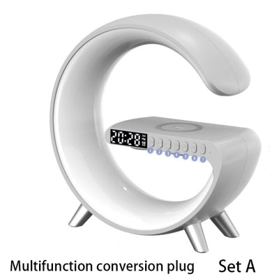 Lámpara LED Inteligente G con Altavoz Bluetooth, Cargador Inalámbrico y Control por App - Image 19