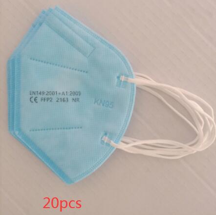 Stack of red KN95 protective masks with white ear loops, showing FFP2 certification and '10pcs' text. - Image 21