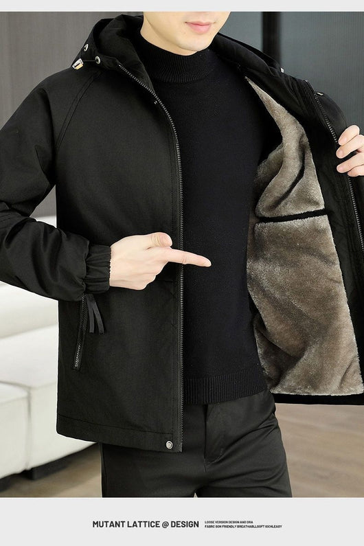 Chaqueta Térmica Acolchada con Capucha para Hombre - Abrigo Casual Invierno - Image 21