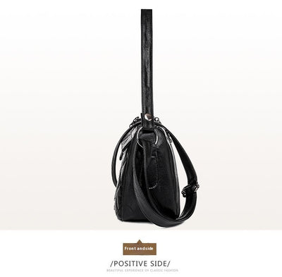 Bolso Bandolera de Cuero PU Texturizado Suave - Image 33