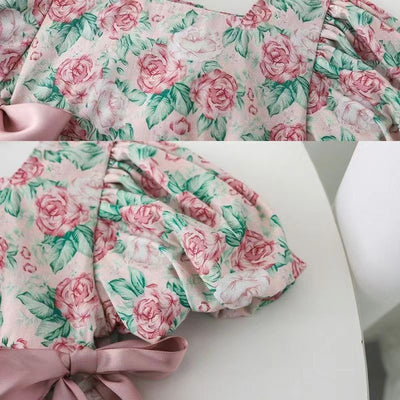 Mono Bebé Terciopelo Rosa - Enterizo Manga Corta - Image 17